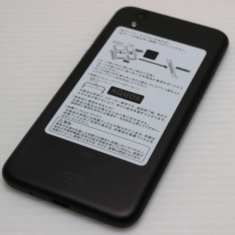 SHV 40 AQUOS sense ブラック スマホ 白ロム au SHARP 07000