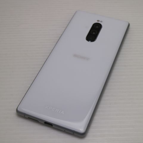 新品同様 SOV40 Xperia 1 ホワイト スマホ 本体 白ロム 土日祝発送OK
