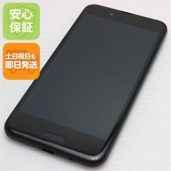 SHV 40 AQUOS sense ブラック スマホ 白ロム au SHARP 07000