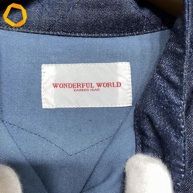 anc ワンダフルワールド WONDERFUL WORLD ジャケット 青 デニム 薄手