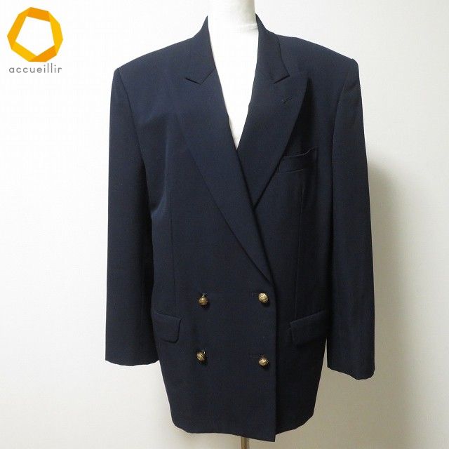anc カネコイサオ KANEKO ISAO ジャケット 濃紺 ダブル 金ボタン レディース 980321