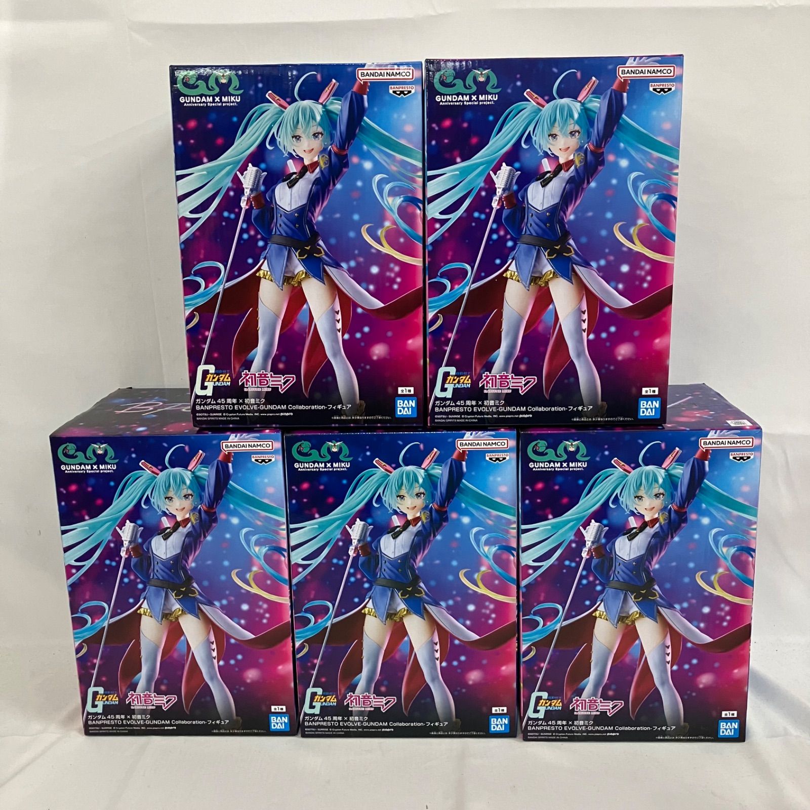 初音ミク　フィギュア　BPEVガンダム　コラボ 11体セット　まとめ売り 未開封 初音ミク BPEV ガンダム45周年×初音ミク ガンダム