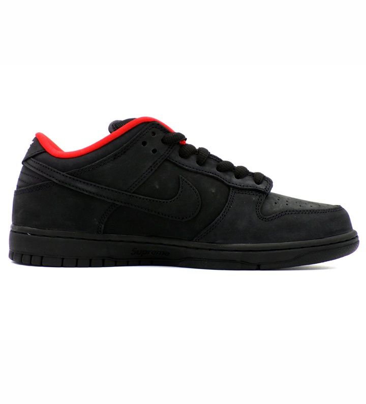 ナイキ NIKE × シュプリーム Supreme SB DUNK LOW Black HQ 8487 001 ダンク ロー ブラック スニーカー f 29337