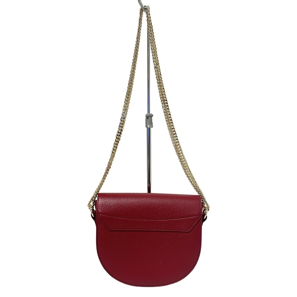 COLE HAAN(コールハーン) ショルダーバッグ美品 エビ- チェーン サドル 
