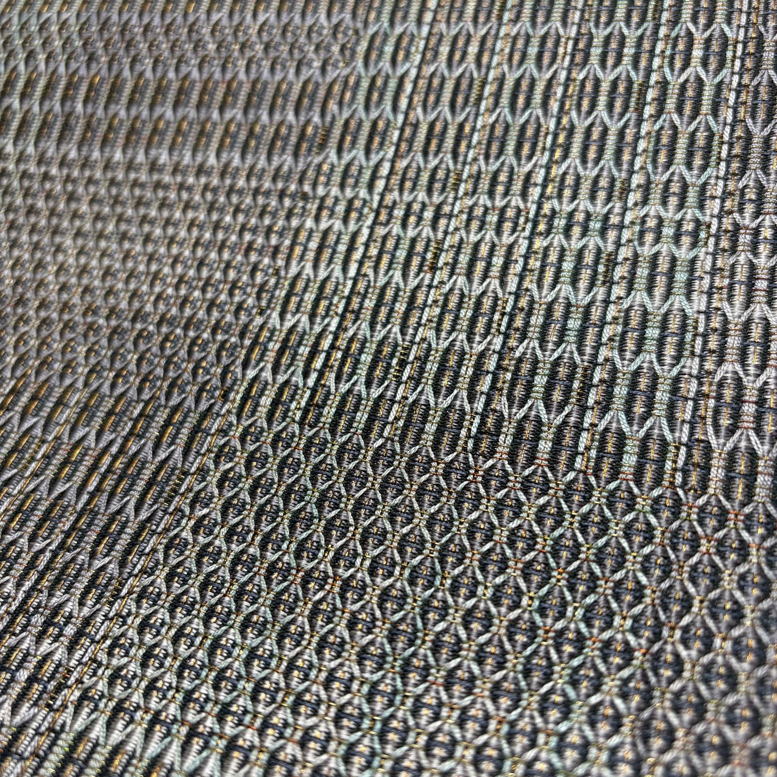 A 242 袋帯 グレー 灰色 しゃれ袋帯