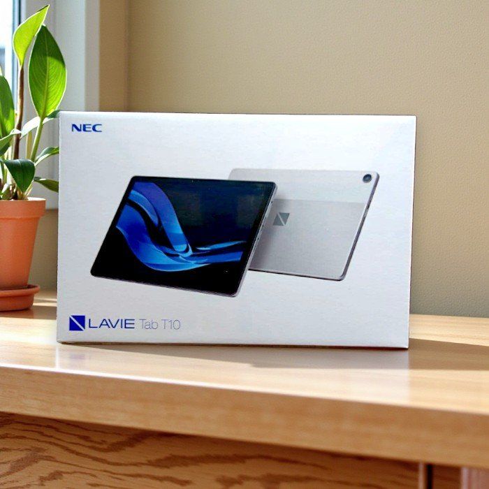 NEC LAVIE Tab T 10 PC- 10.1型 WiFiモデル プラチナ 4 GB 64 Dolby Atmos 顔認証 Android 11