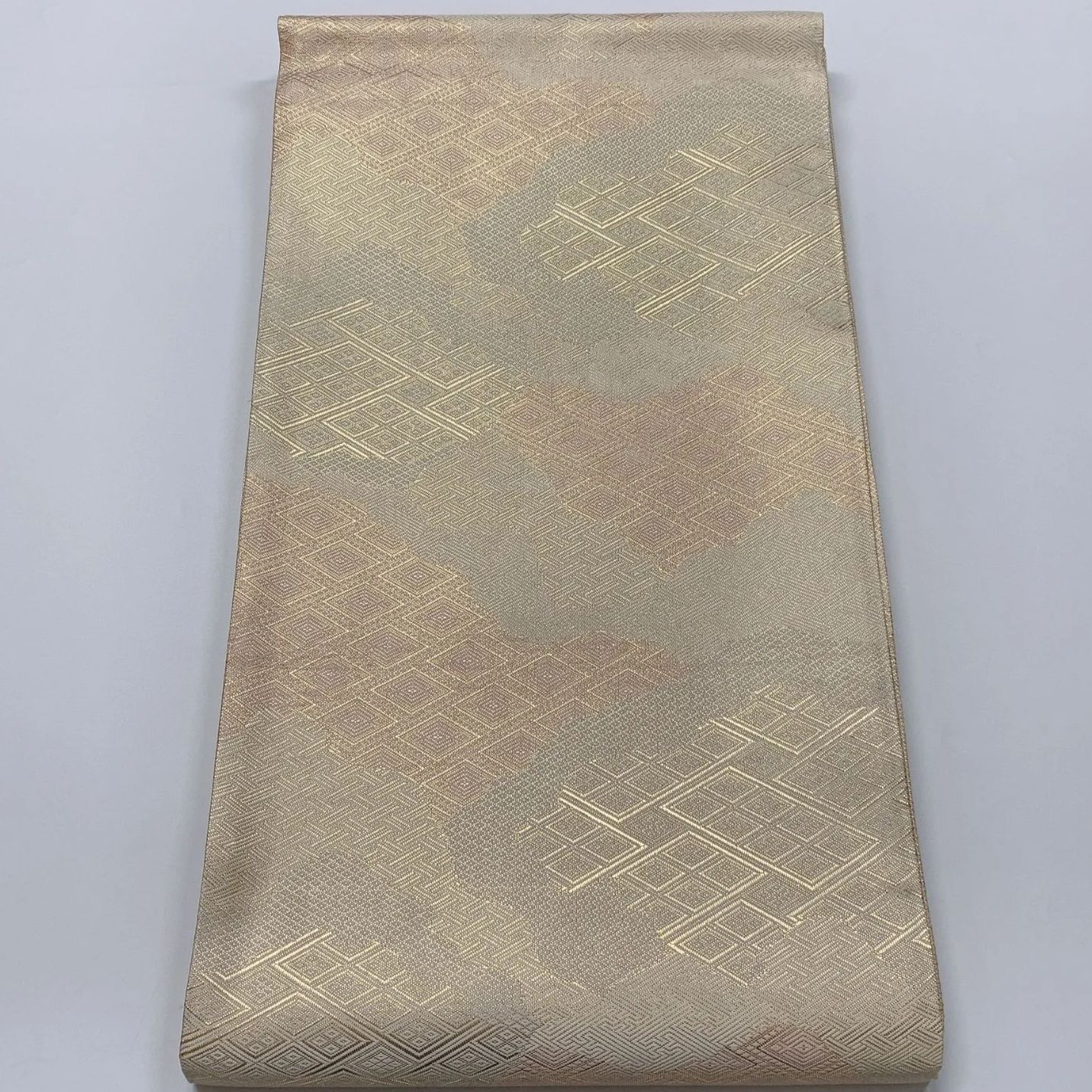 6551］袋帯 霞文様 金 六通 正絹 着物 フォーマル - メルカリ