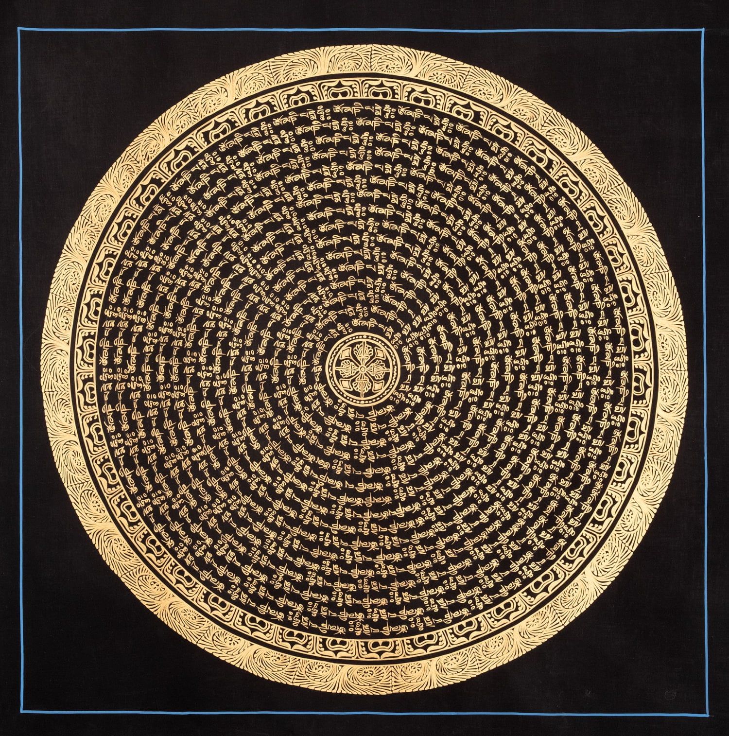 習作〕タンカ - ドルジェ種子曼荼羅[56cm x 56cm] / ドルジェ 種子