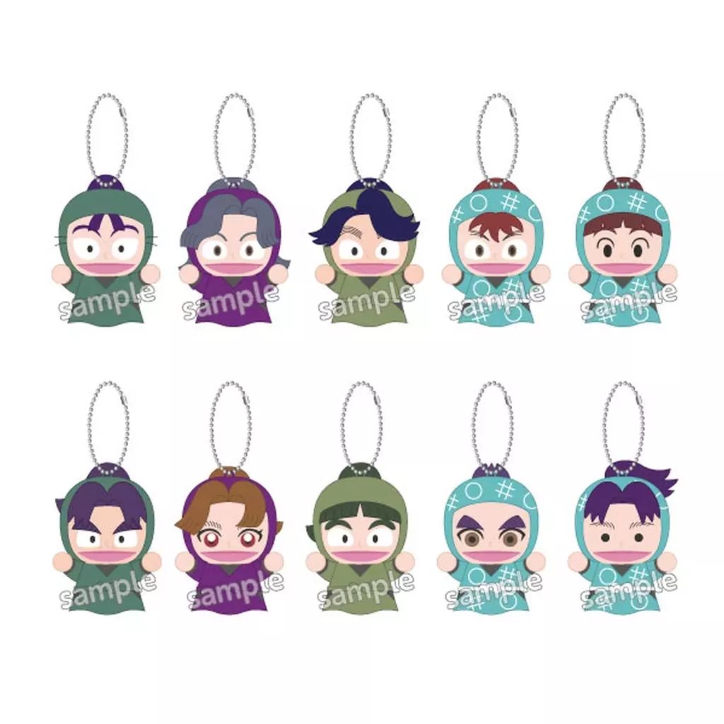 ぬいぐるみマスコット ぬいぐるみバッジ BOX 忍たま乱太郎 指人形マスコット Vol.2