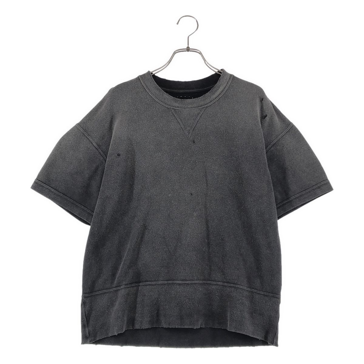 visvim | ビズビム COURT SWEAT ダメージ加工 スウェット トレーナー 2 チャコール メンズ