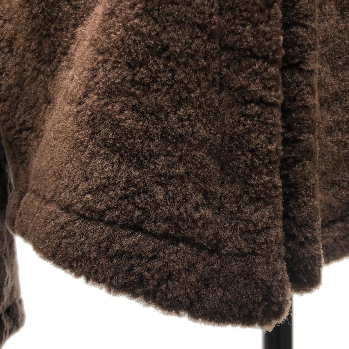 EMPORIO ARMANI | エンポリオアルマーニ ウール ボア フルジップ オーバーコート 総裏地 52 ダークブラウン メンズ その他 ジャケット アウター メンズ