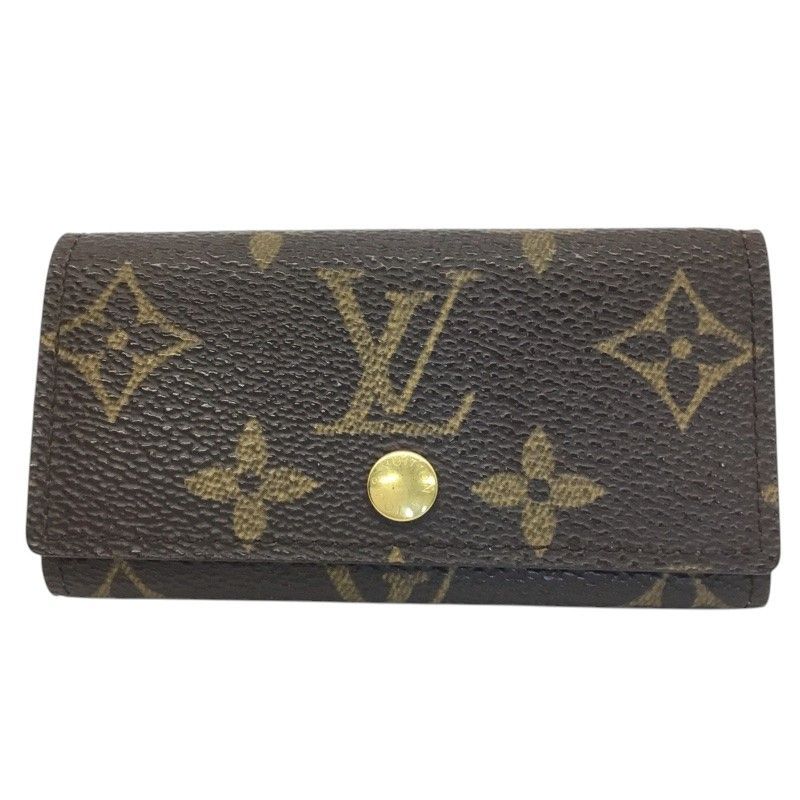 LOUIS VUITTON ルイヴィトン ミュルティクレ4 モノグラム 4連キーケース M 62631 男女兼用 品| -AB 質屋 か ｎ