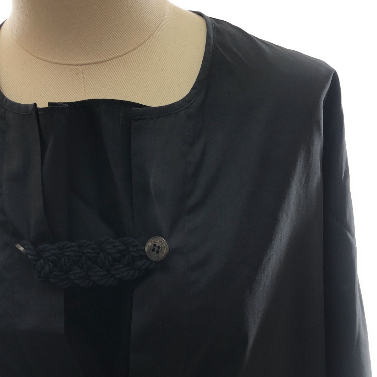 美品】 HERMES / エルメス | コットン セリエボタン オーバー