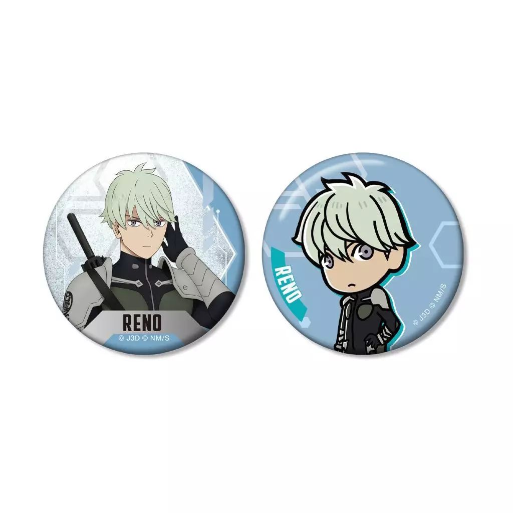 中古】バッジ・ビンズ 市川レノ 缶バッジ2個セット 「怪獣8号」 - メルカリ