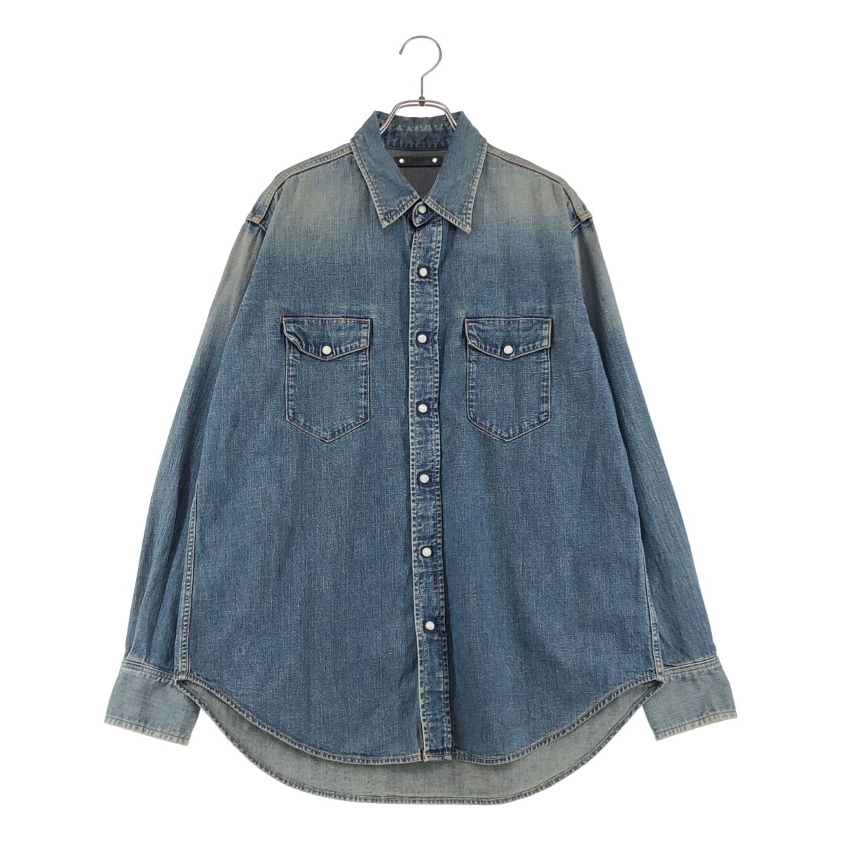 | マインデニム 2025 AW デニム ウエスタンシャツ 1 インディゴ メンズ