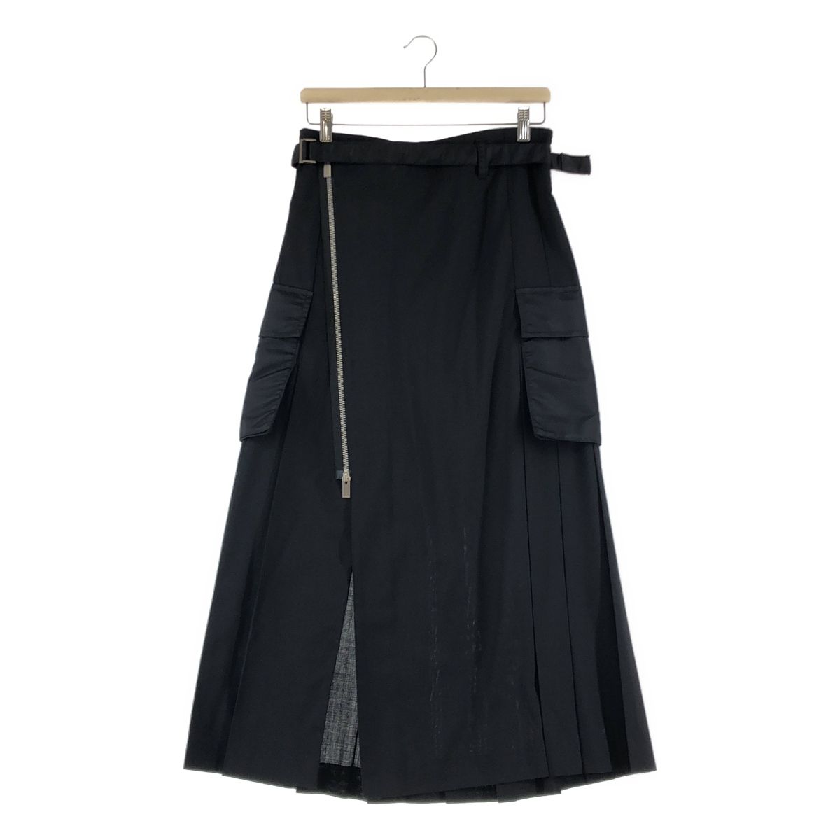 美品】 sacai / サカイ | 2024AW | Nylon Twill Skirt ナイロンツイル 