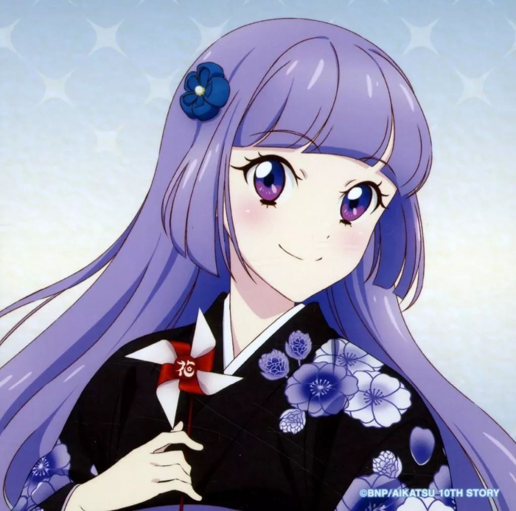 中古】キャラカード 氷上スミレ(背景模様) 「アイカツ! 10th STORY