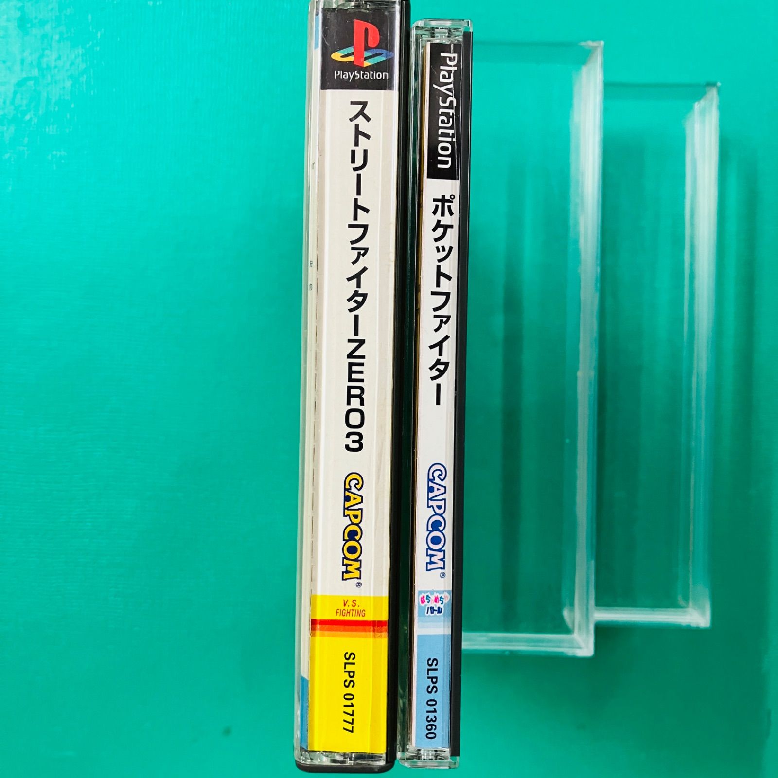 2点セット】PS1 ストリートファイターZERO3 ポケットファイター