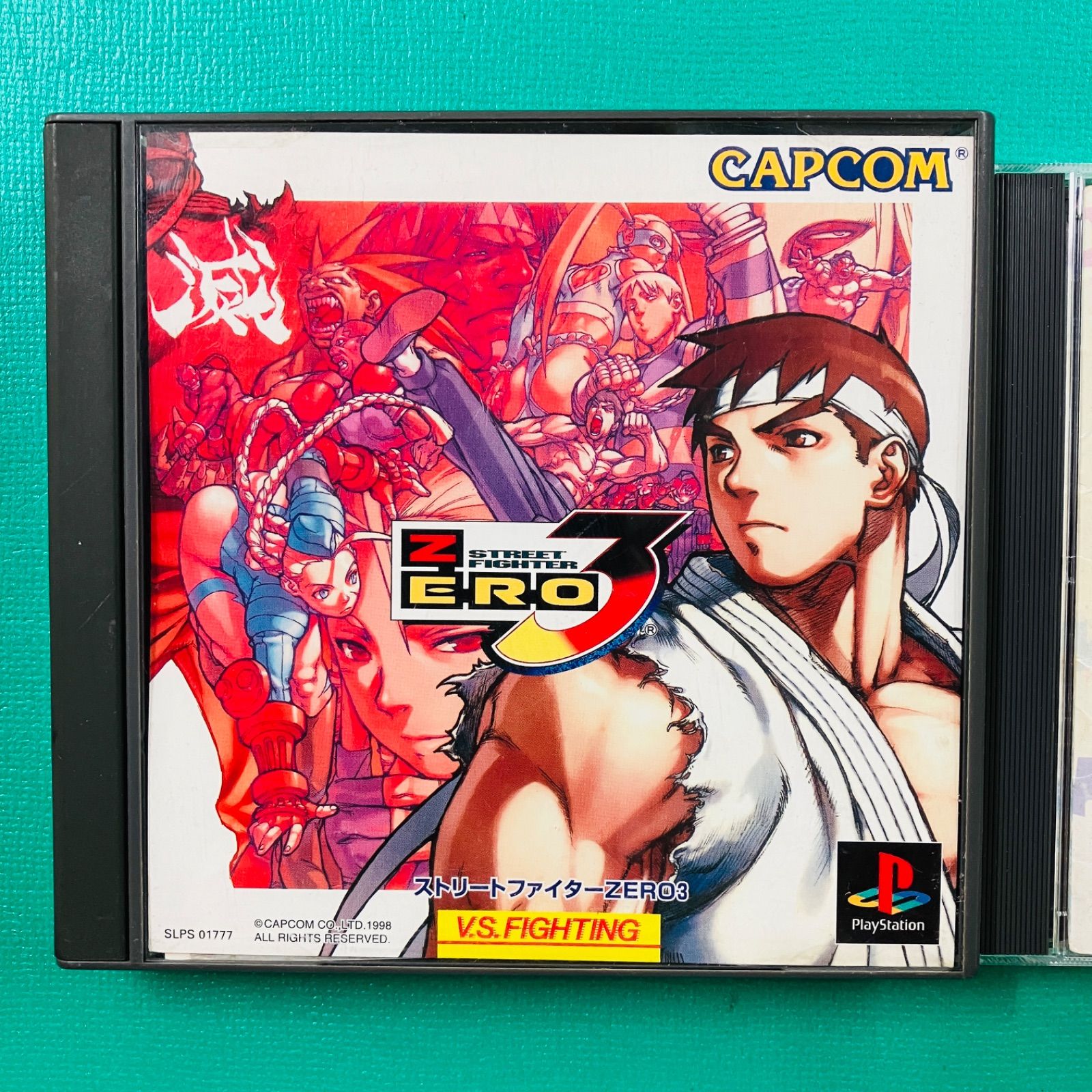 2点セット】PS1 ストリートファイターZERO3 ポケットファイター