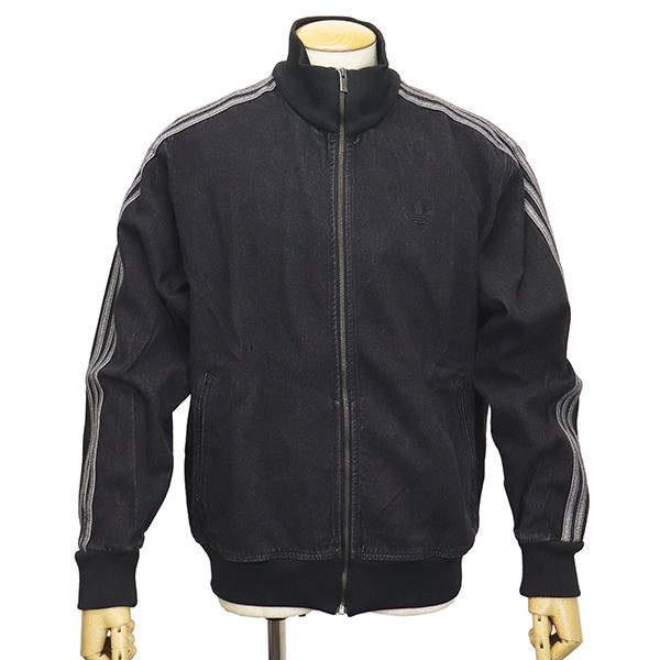 adidas アディダス DE 291 KD 1516 DENIM TRACK TOP ファイヤーバード トラックトップ ブラックデニム AD 341 XL