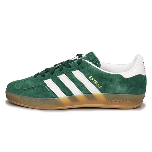  adidas アディダス JI 2062 GAZELLE INDOOR スニーカー カレッジグリーン|フットウェアホワイト|ガム AD 355 26.0 cm その他 靴