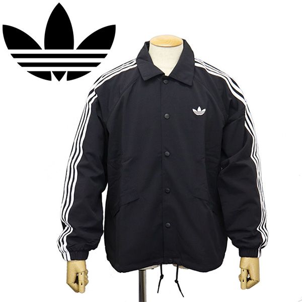 adidas アディダス ZG 695 KE 3598 3-STRIPES COACH JACKET コーチジャケット ブラック AD 349 S