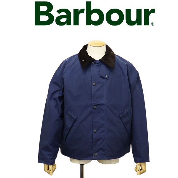 BARBOUR バブアー バブワー MWX 1678 OS WAX JACKET トランスポート ワックスジャケット WASHED LBLU BBR 058 34