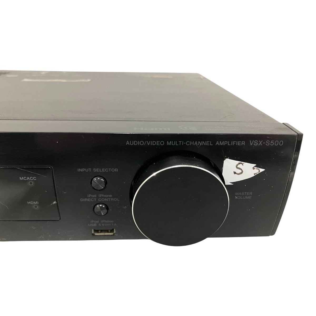 Pioneer パイオニア VSX-S500 AVアンプ 2012年製 通電のみ確認