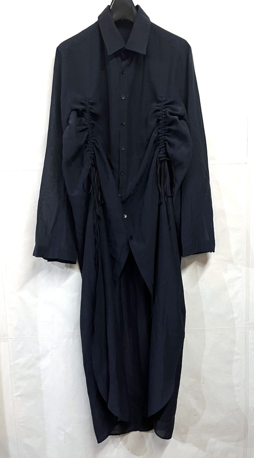 bajra｜バジュラ 136 FB 15 シースルー ロング シャツ ワンピース