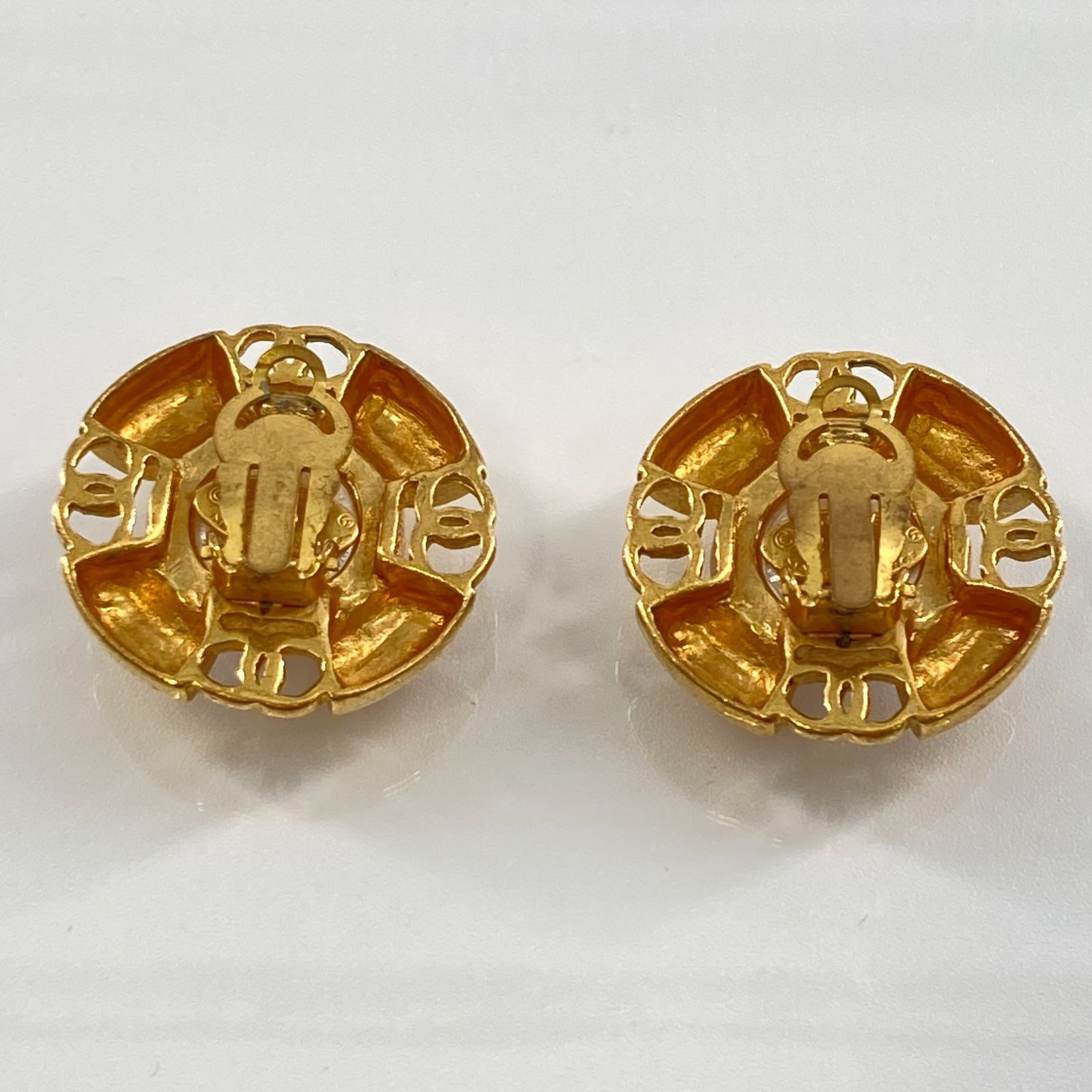 CHANEL（シャネル）ココマーク フェイクパール イヤリング