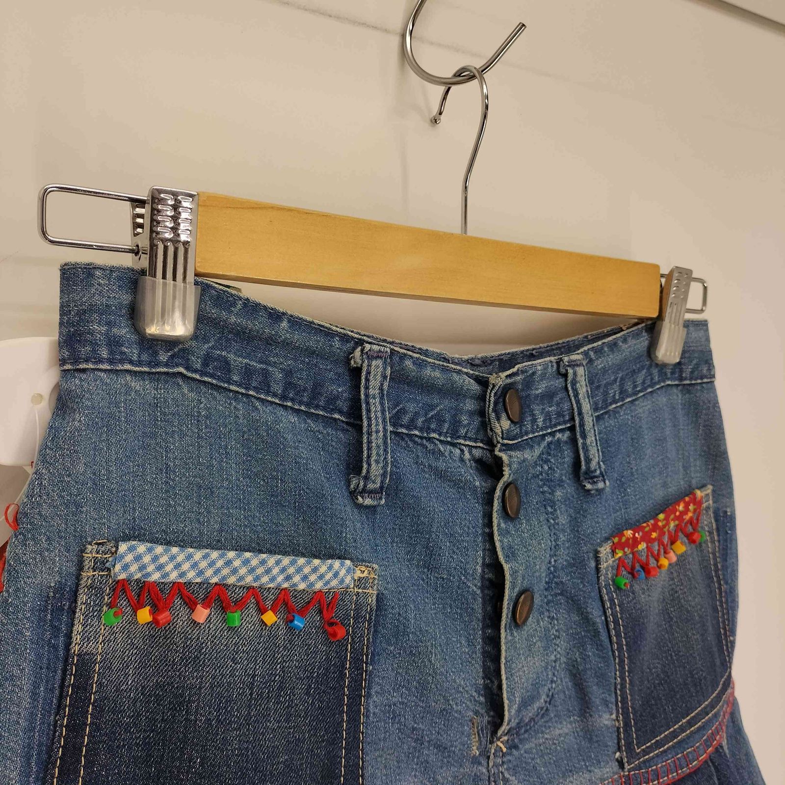 ユーズドフルギ USED古着 FIORUCCI SAFETY JEANS リメイクデニム