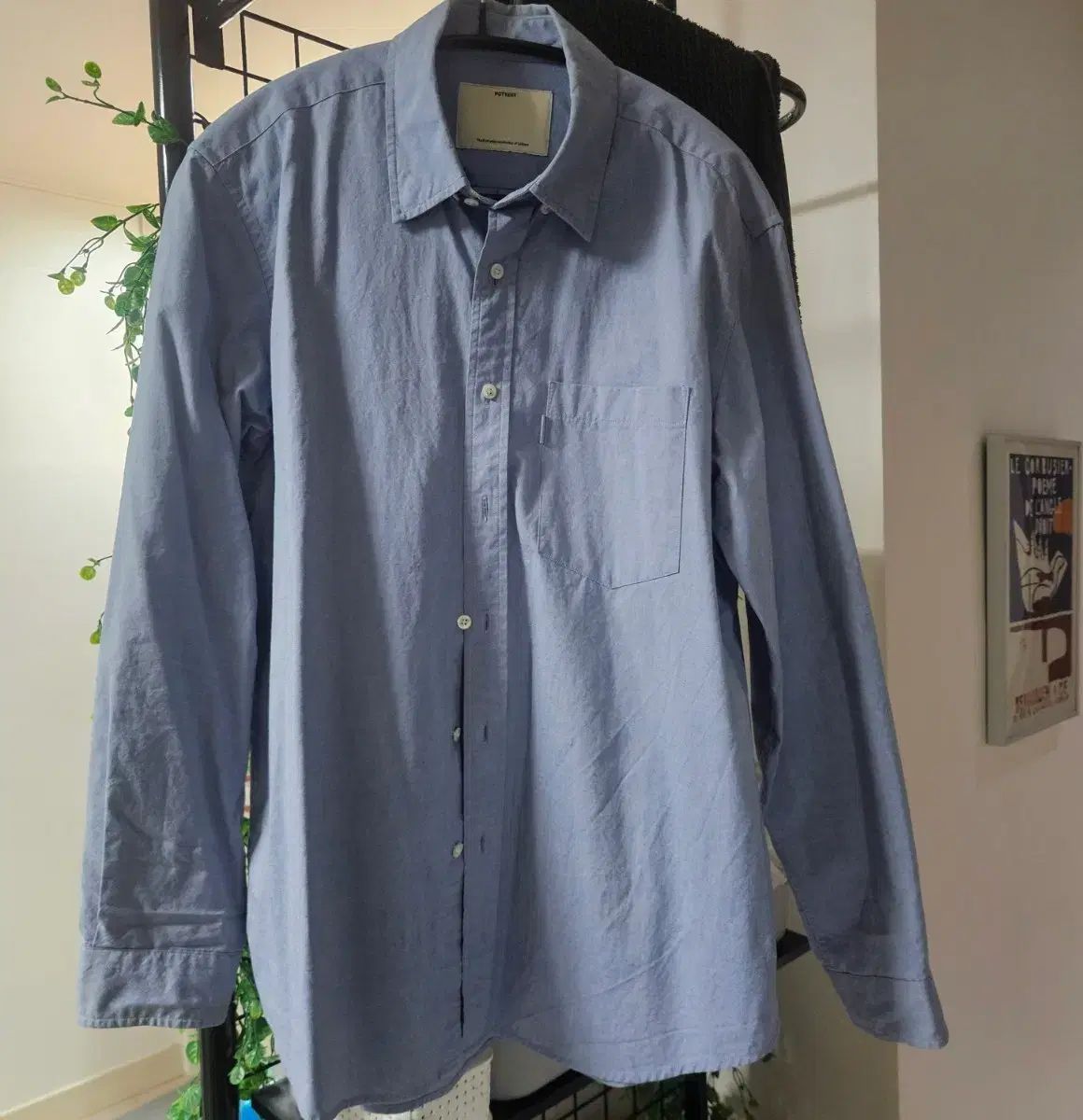 ポッタリー ボタンダウン シャツ ブルー 1 サイズ