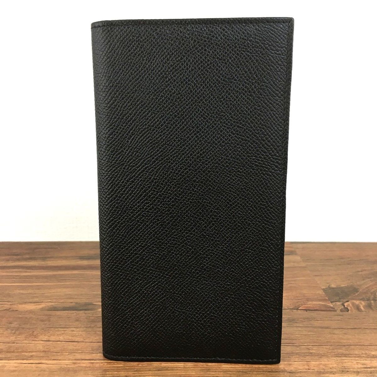 212 送料込み！ 極美品 BVLGARI 札入れ ブラック ロゴ シンプル 箱付き