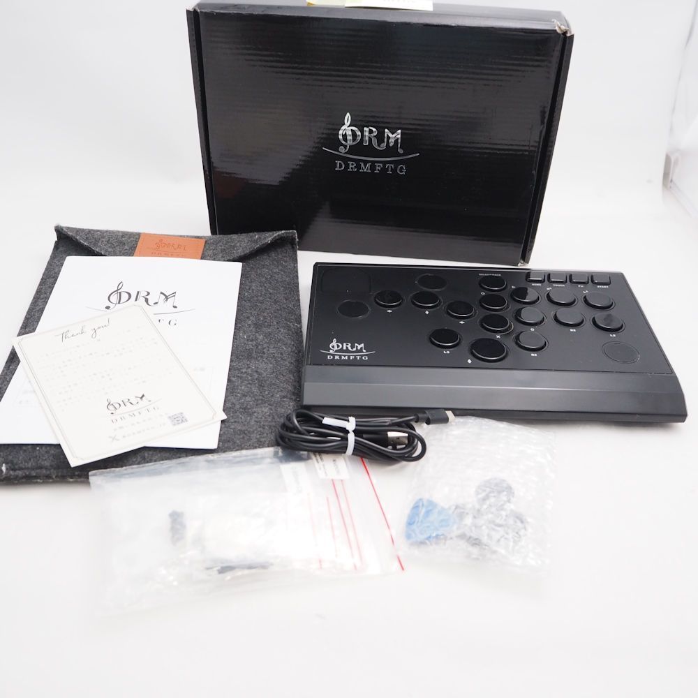 DRMFTG アーケードコントローラー 格ゲー 格闘ゲーム アケコン レバーレス HY1776 DRMFTG アーケードコントローラー 格ゲー 格闘ゲーム アケコン