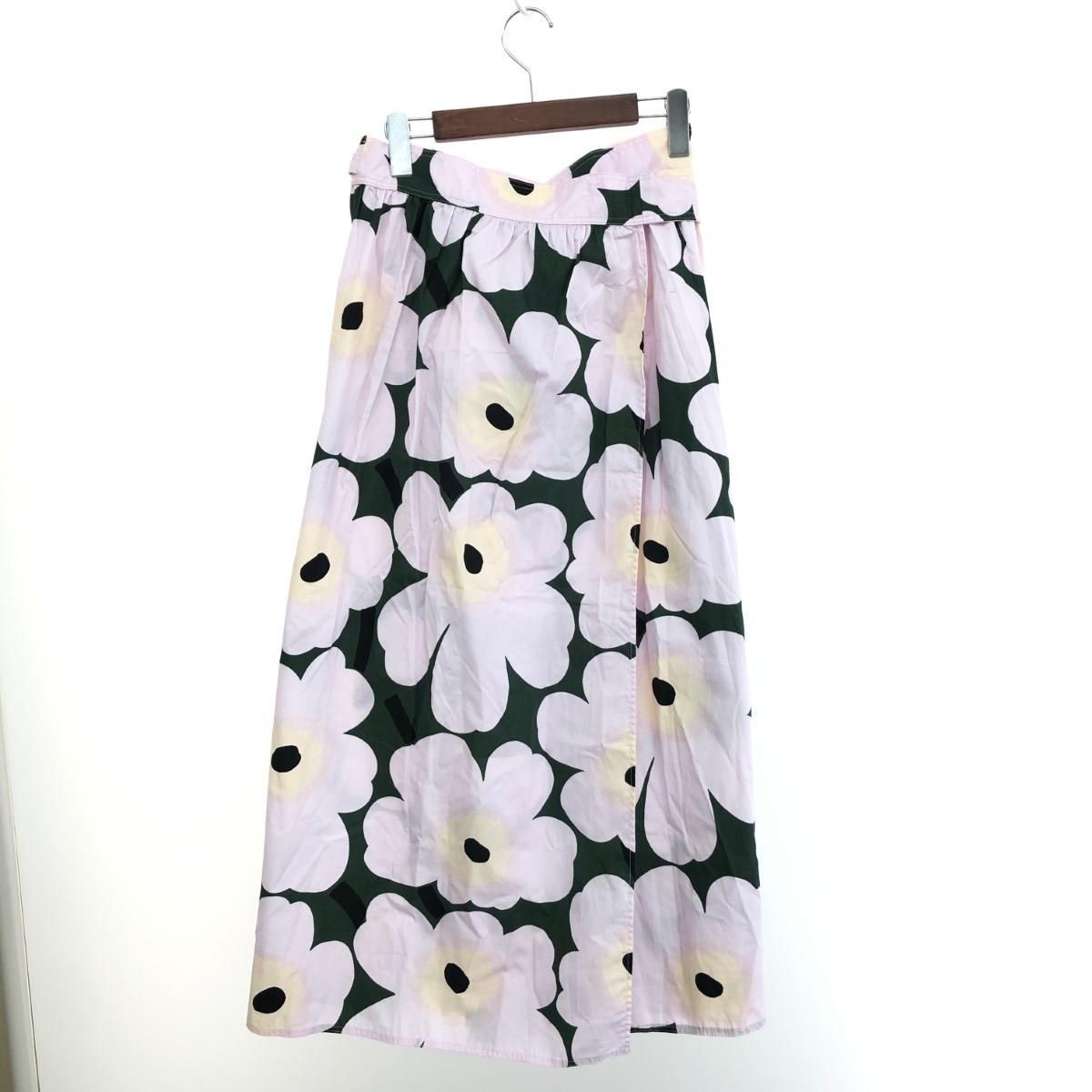 マリメッコ　ウニッコ　スカート　S marimekko マリメッコ ロング巻きスカート サイズ:M ウニッコ/総柄