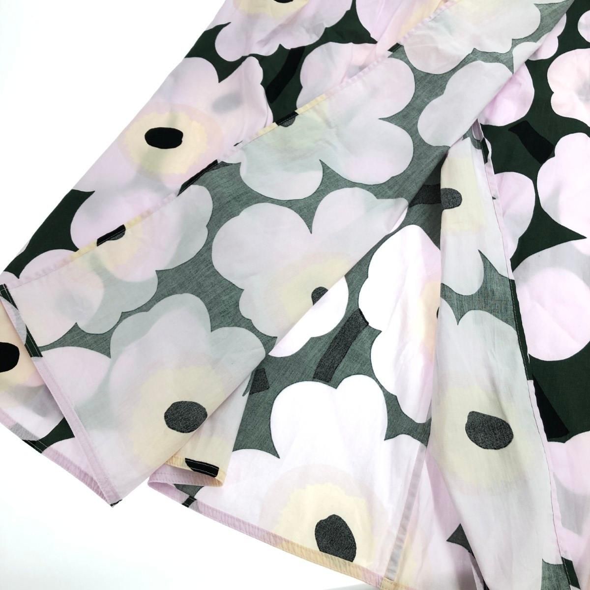 marimekko マリメッコ ロング巻きスカート サイズ:M ウニッコ/総柄