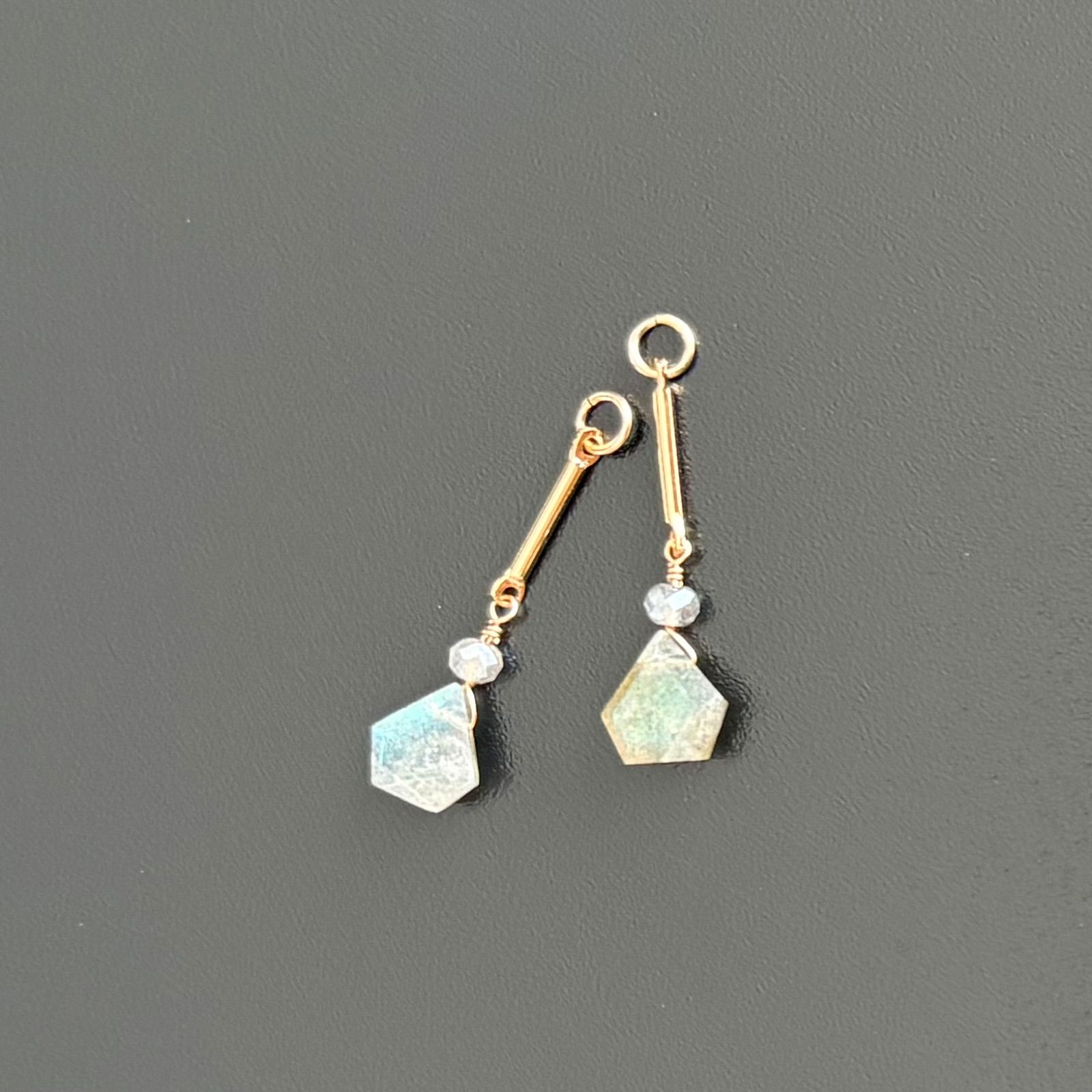 ペンタゴンラブラドライトのチャーム【14kgf】 - メルカリ