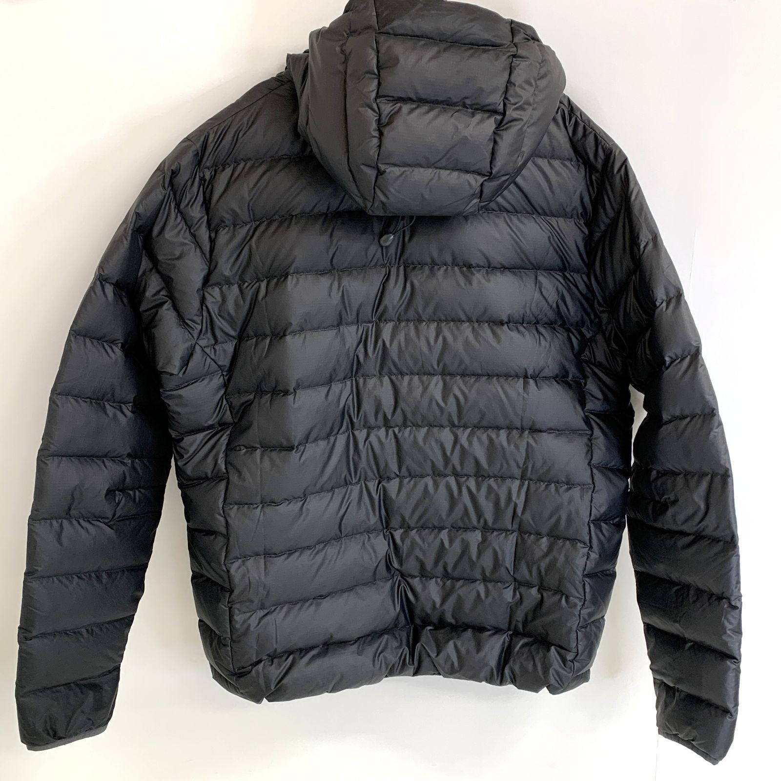中古品】patagonia ハーフジップ ダウンセーター フーディープル 