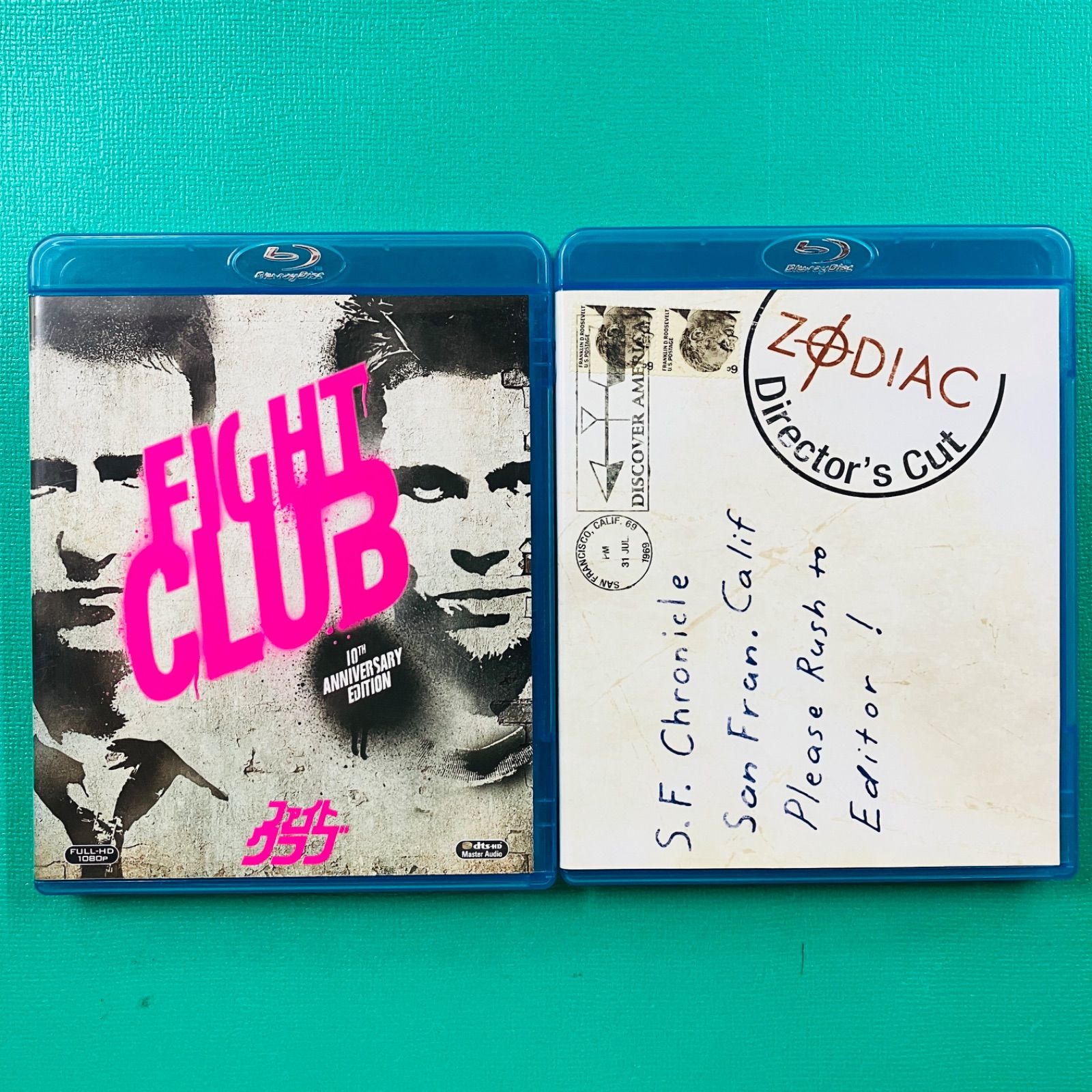 Disc美品 ブルーレイ2点セット】ファイトクラブ ゾディアック Blu-ray 