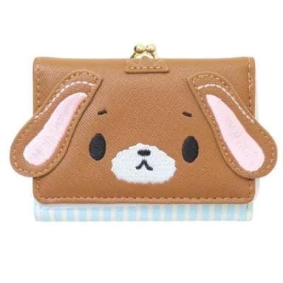 シュガーバニーズ シュガバニ 折りたたみ財布 シュガーバニーズ くろうさ 財布 ダイカット 口金財布 がま口 三つ折り