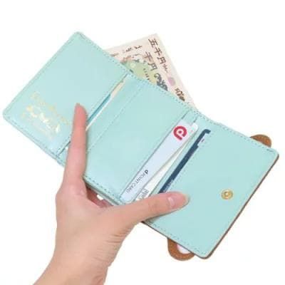 シュガーバニーズ くろうさ 財布 ダイカット 口金財布 がま口 三つ折り
