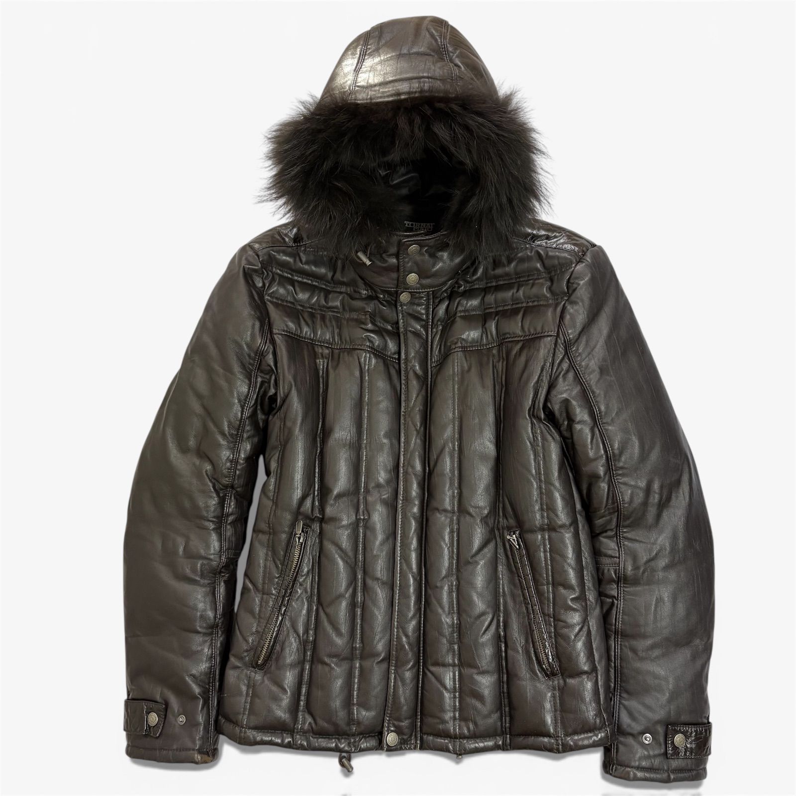 tornado mart ジャケット ブルゾン ダウン y2k archive y2k 00s Tornado Mart トルネードマート ファー ダウンジャケット