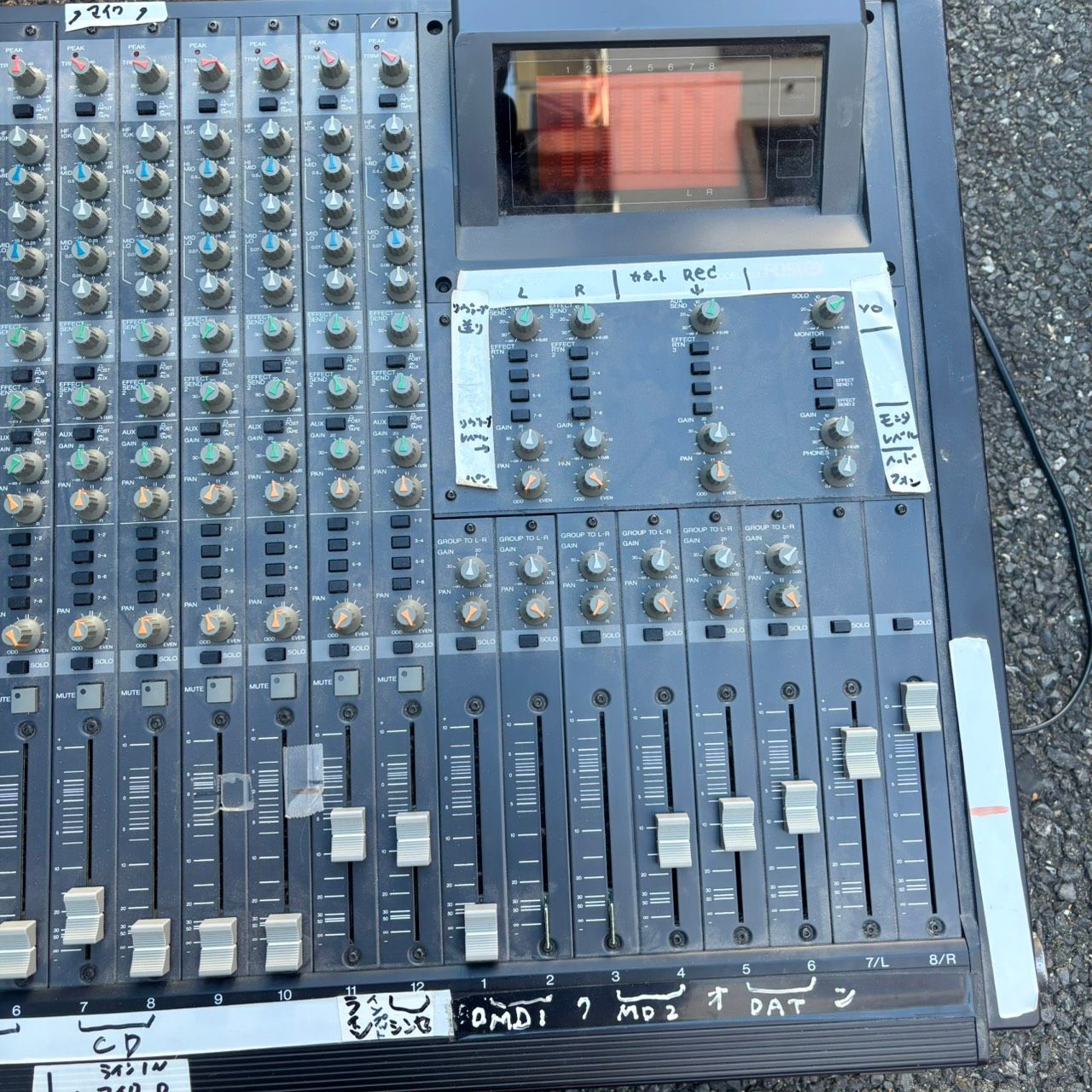 322 FOSTEX フォステクス 業務用 アナログミキサー model 812 通電確認