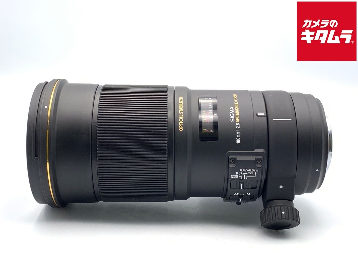 並品 シグマ APO MACRO 180 mm F 2.8 EX DG OS HSM シグマ用