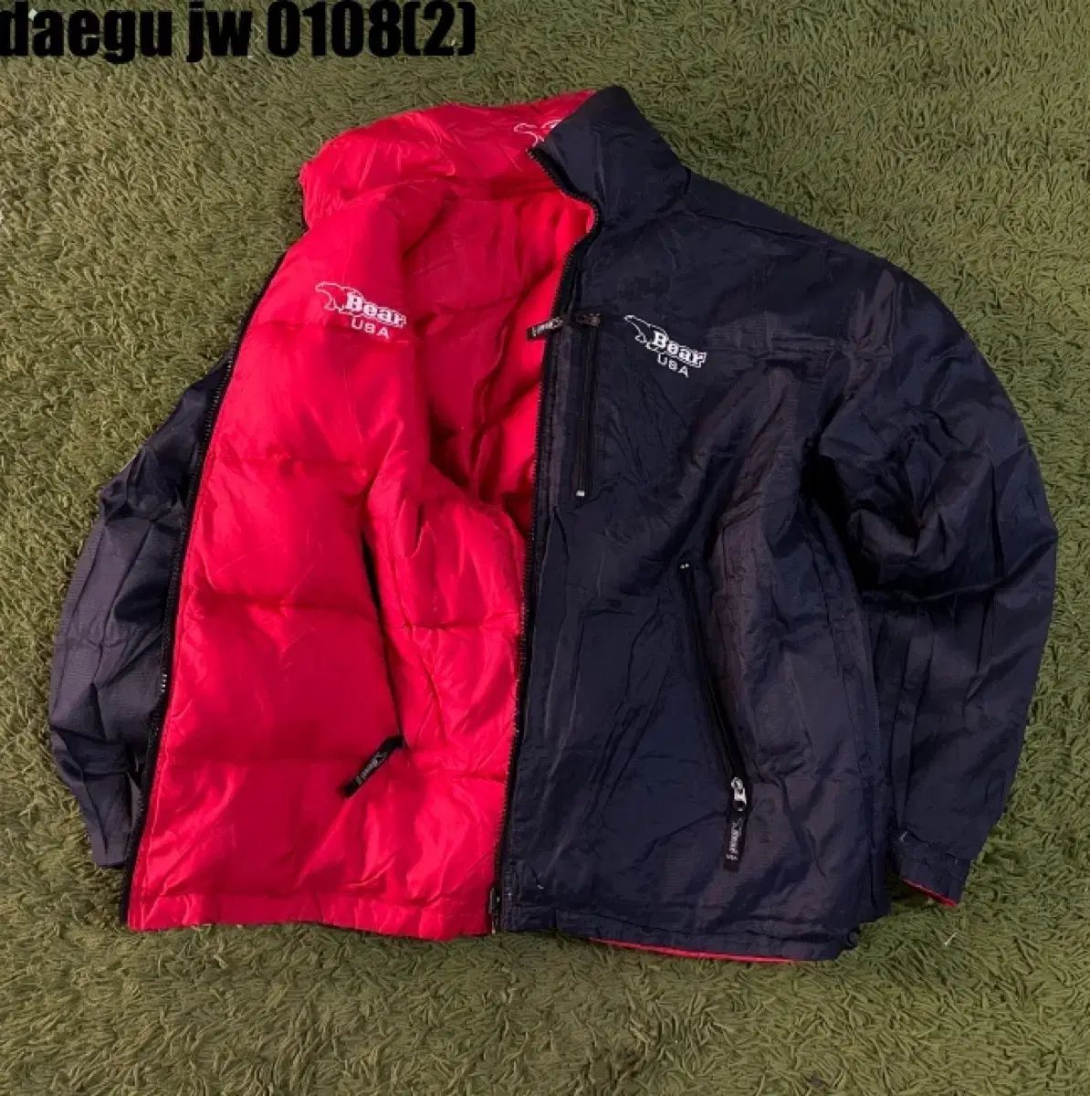 Bear リバーシブル ダウン アウター M