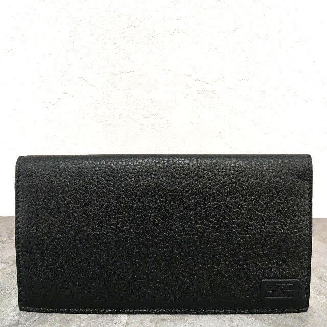 451 み FENDI 長財布 7 M 0264 バケット ブラック レザー き