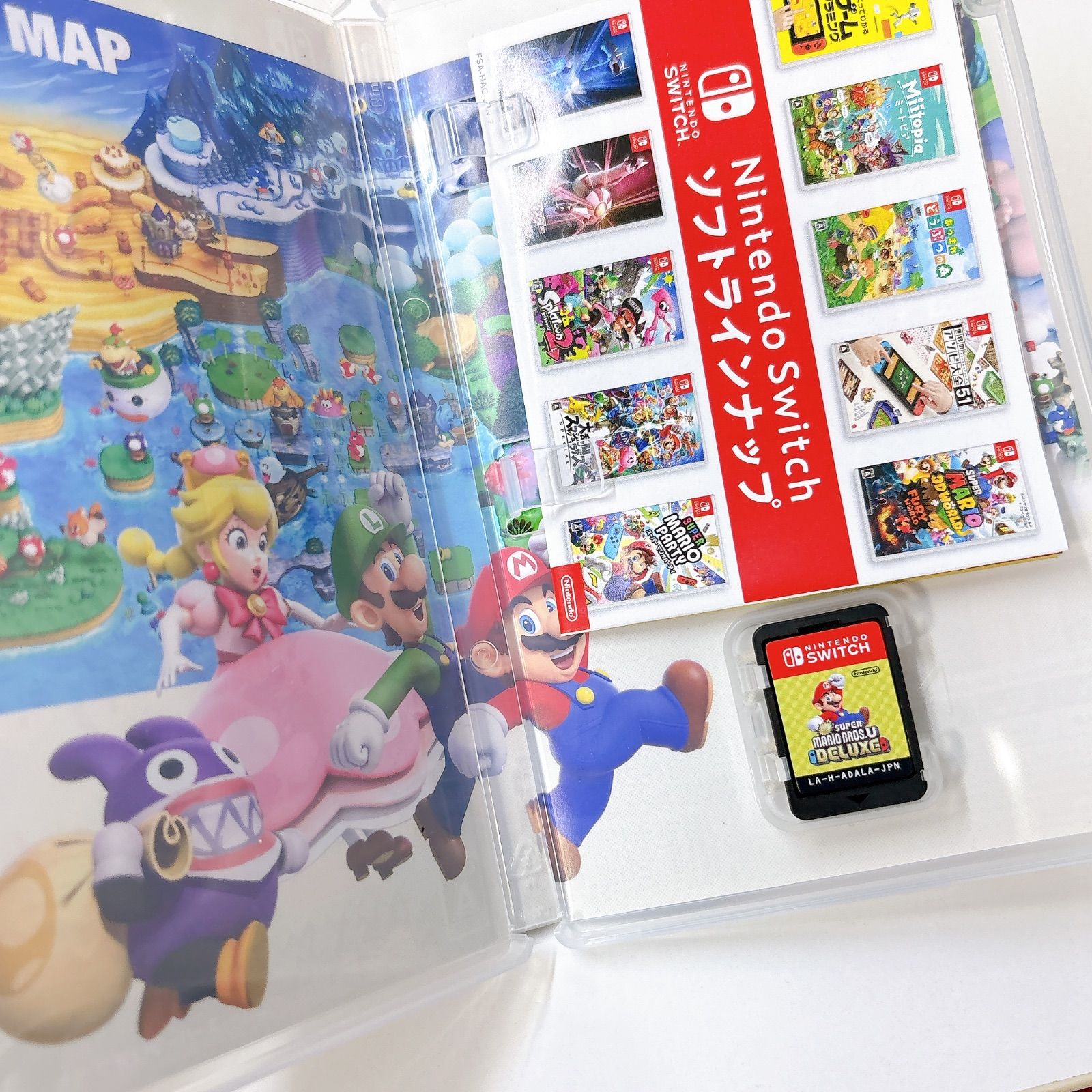 任天堂スイッチ ソフト☆ スーパーマリオ ブラザーズU デラックス
