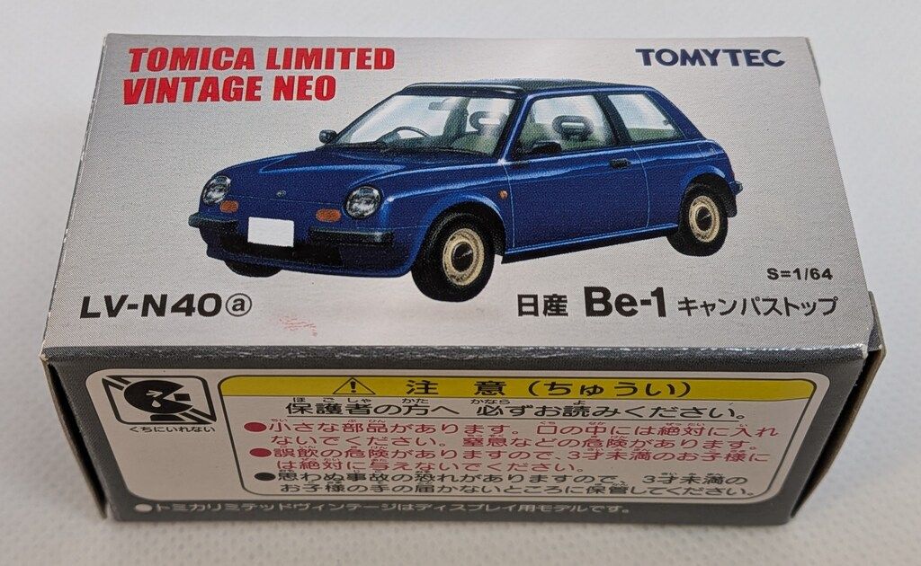 【新品】TOMICA LIMITED VINTAGE NEO 日産 Be-1 トミーテック TOMICA LIMITED VINTAGE NEO 日産 Be-1キャンパストップ