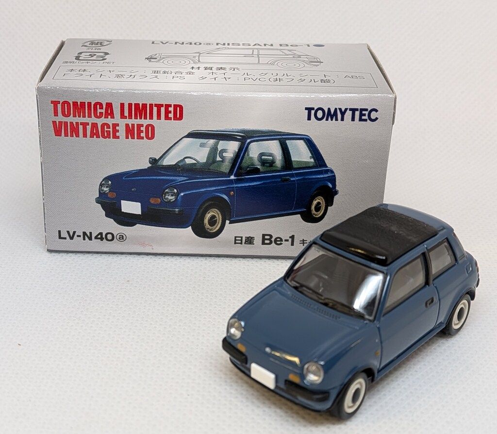 トミーテック TOMICA LIMITED VINTAGE NEO 日産 Be-1キャンパストップ