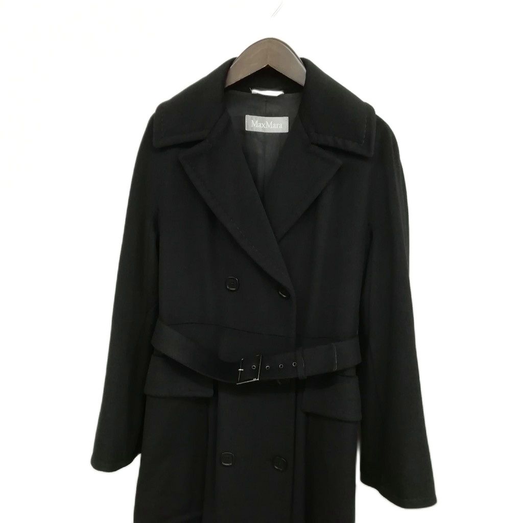 マックスマーラ MAX MARA ウール ロング コート ダブルブレスト